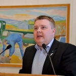 Tommy Berg (SV), Alta, er gruppeleder for SV i fylkestinget Finnmark og Troms
